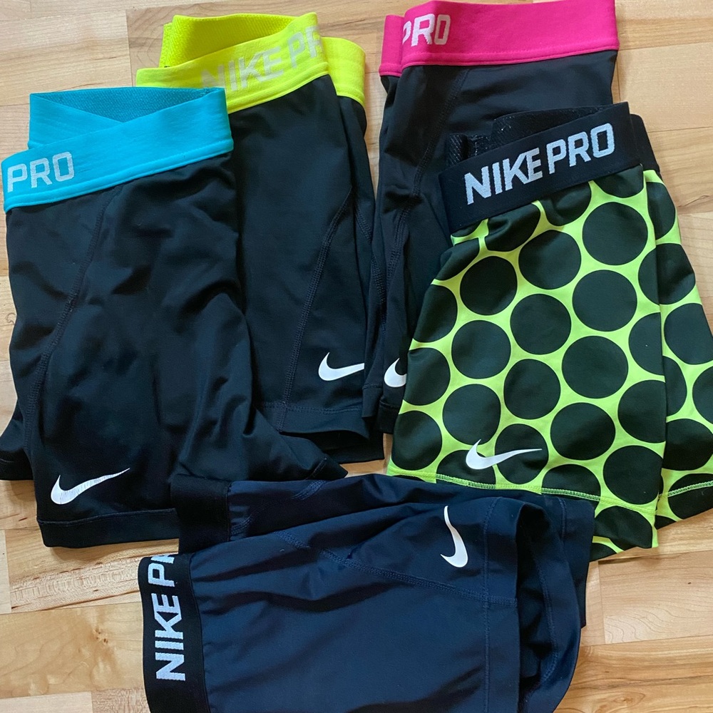 Nike spandex bundle multiple set cute running hiking volleyball sports pro